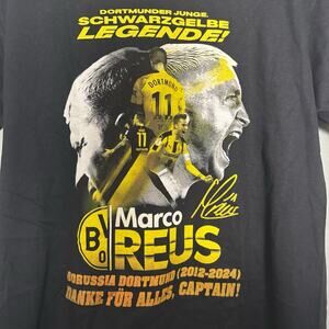 NWOT Marco Reus Borussia Dortmund 2012-2024 Shirt Black 5XL Plus Football Soccer